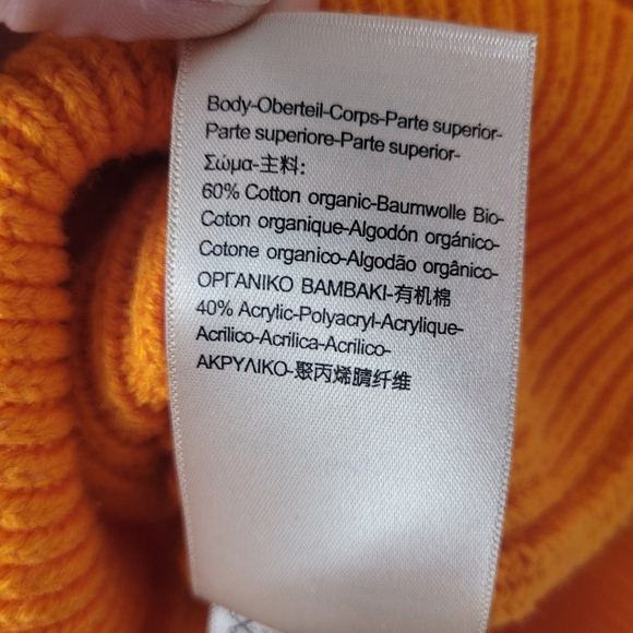 Scotch & Soda Orange Buttton Long Sleeve Cardigan Bright Orange Small - Picture 13 of 13